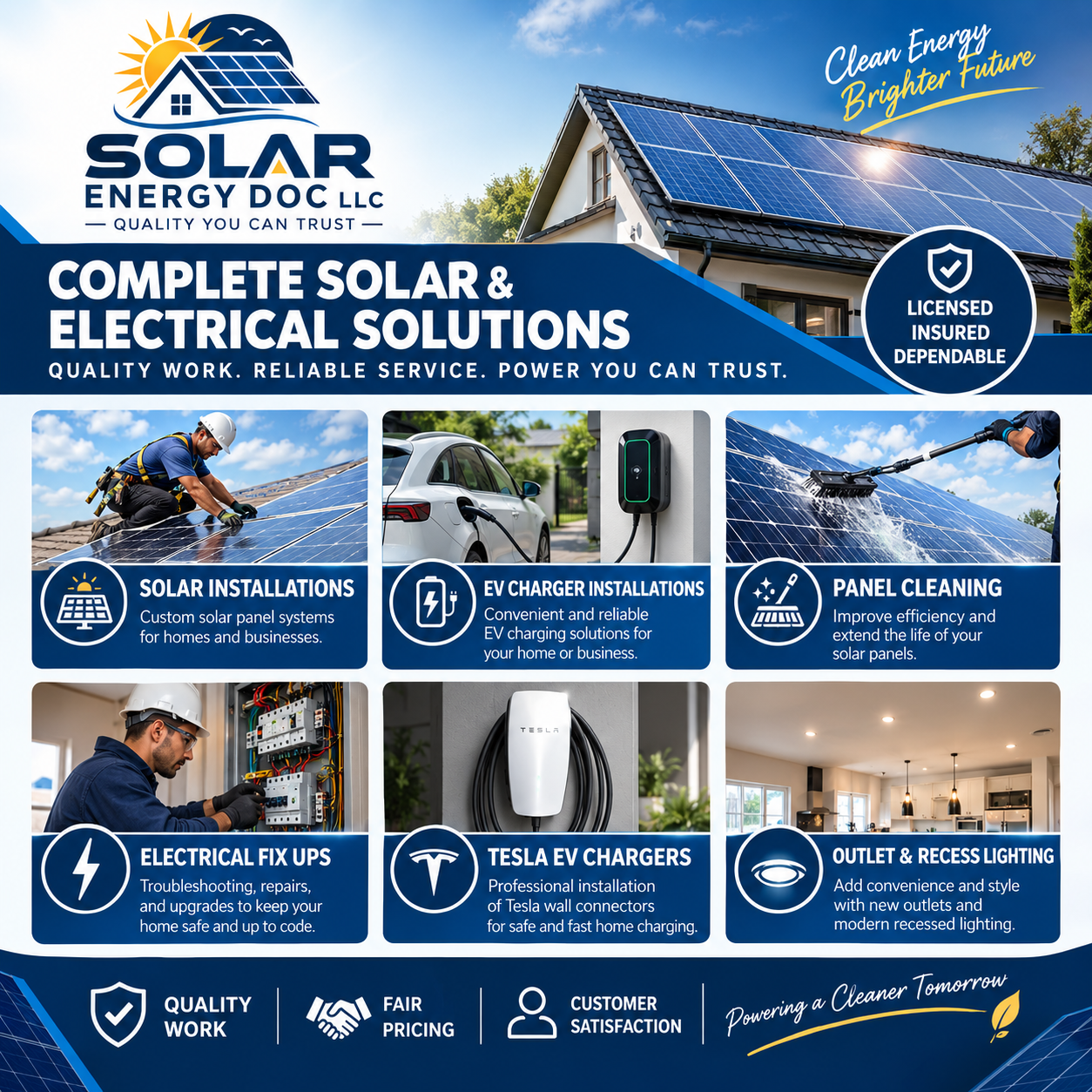 Solar Energy Doc LLC brand and certifications